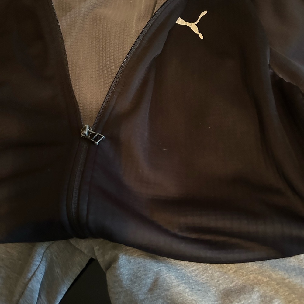 Puma Black Full-Zip Jacket